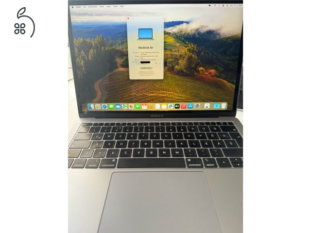 Macbook Air Retina 256 GB SSD / 16 GB RAM / Magyar billentyűzet