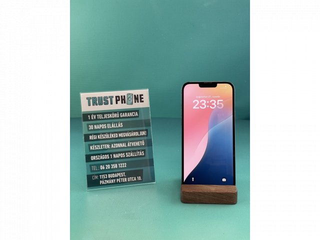 !! 1 ÉV GARANCIA !! Apple iPhone 13 Pro Max Sierra Blue 100% AKKU (ÚJ) 128 GB – BM132