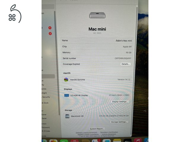 Apple M1 Mac Mini 16GB/512GB