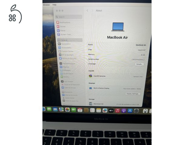 Macbook Air M1 8GB