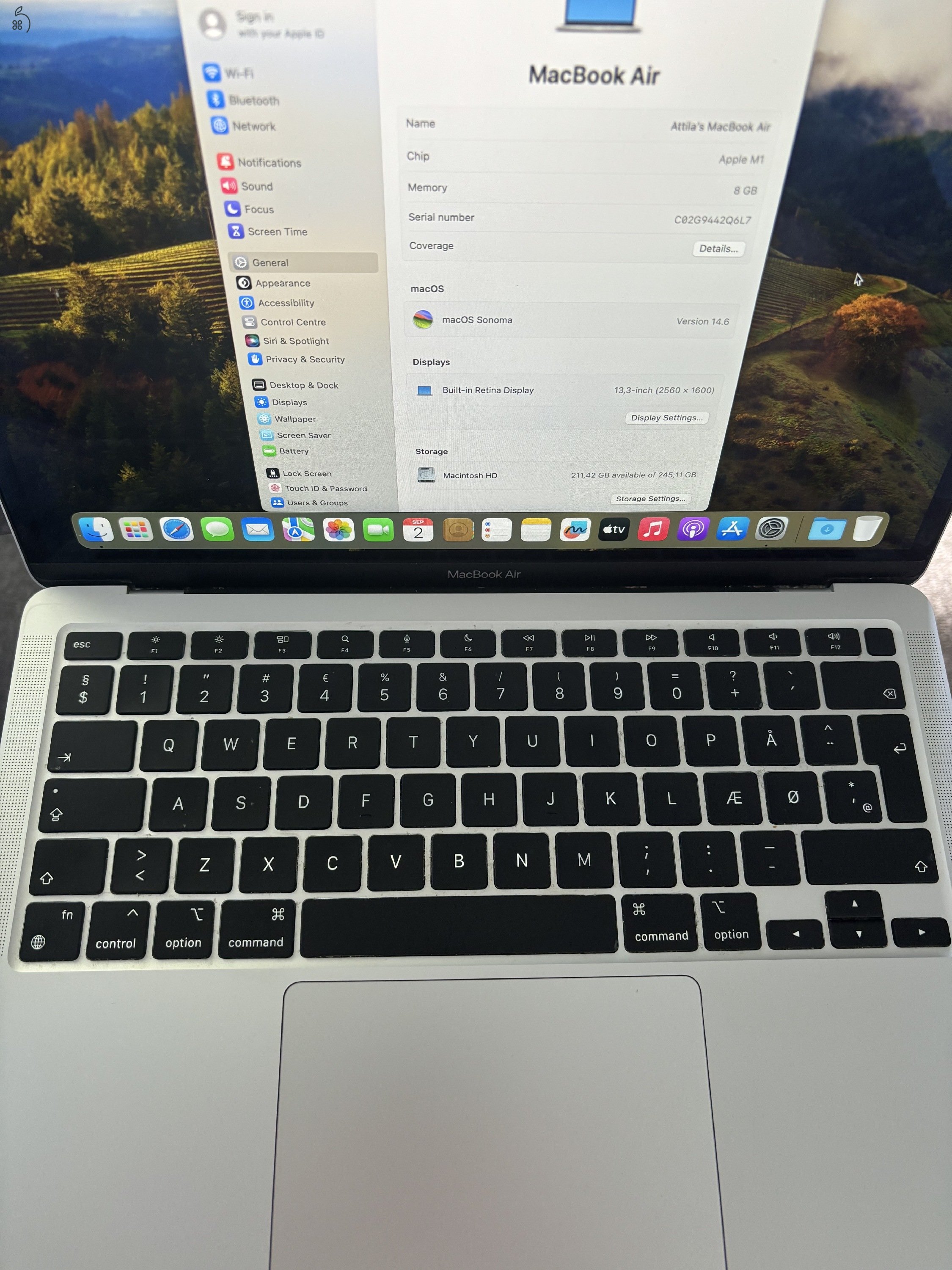 Macbook Air M1 8GB