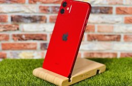 Eladó iPhone 11 64 GB PRODUCT RED 100% aksi szép állapotú - 12 HÓ GARANCIA - 056