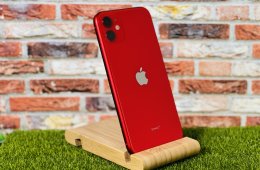 Eladó iPhone 11 64 GB PRODUCT RED 100% aksi szép állapotú - 12 HÓ GARANCIA - 056