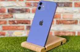 Eladó iPhone 12 64 GB Purple 100% aksi szép állapotú - 12 HÓ GARANCIA - 023