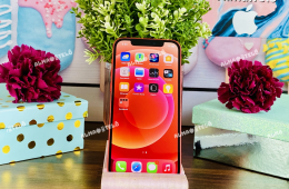 Eladó iPhone 12 128 GB PRODUCT RED szép állapotú - 12 HÓ GARANCIA