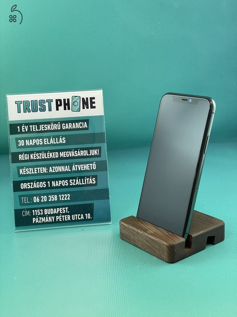 !! KIÁRUSÍTÁS !! Iphone 11 Pro Max Több színben 64GB és 256GB 100% Akkumulátor. WWW.TRUSTPHONE.HU