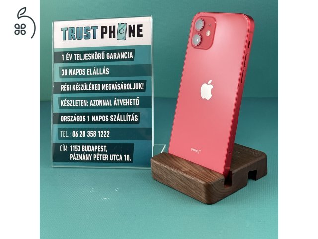 !! KIÁRUSÍTÁS !! Iphone 12 Mini Több színben 64GB és 128GB 100% Akkumulátor. WWW.TRUSTPHONE.HU