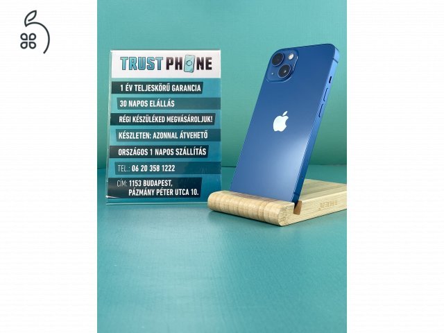 !! KIÁRUSÍTÁS !! Iphone 13 Mini Több színben 128GB és 256GB 100% Akkumulátor. WWW.TRUSTPHONE.HU