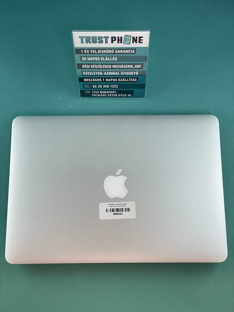 !! 1 ÉV GARANCIA !! Apple Macbook Air 2017 i5/8GB/256GB/13″ – BM483 – Ciklus: 0 – ENG