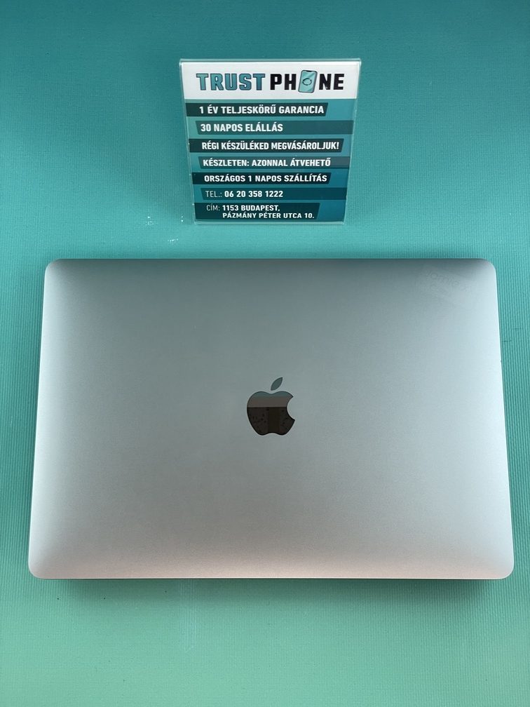 !! 1 ÉV GARANCIA !! Apple Macbook Pro 2019 Silver  I5 / 8GB DDR3 / 256GB / 13″ BM482 – Ciklus:44