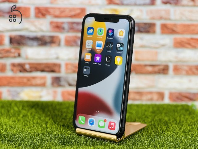 Eladó iPhone 11 64 GB Black 100% aksi szép állapotú - 12 HÓ GARANCIA - 058