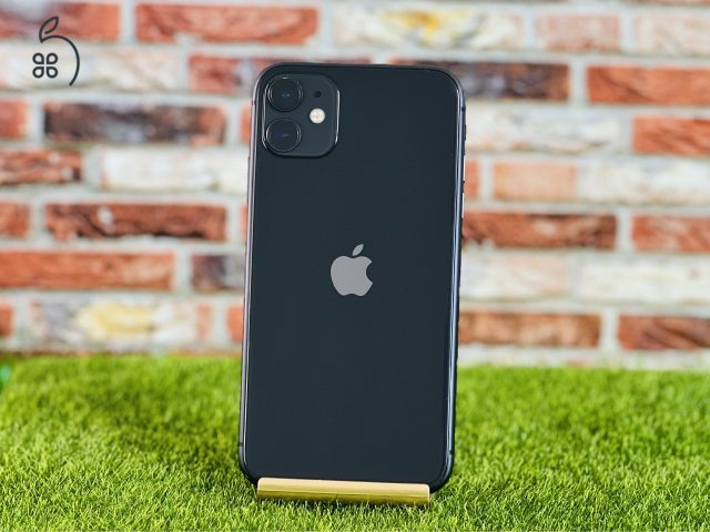 Eladó iPhone 11 64 GB Black szép állapotú - 12 HÓ GARANCIA - 075