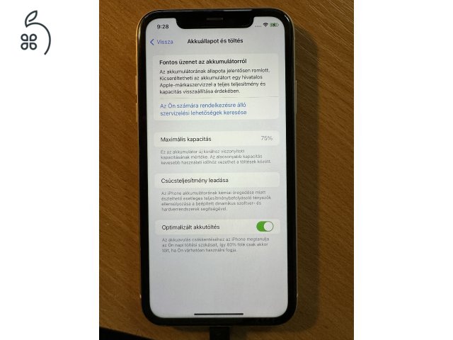 iPhone 11 128 GB - fehér