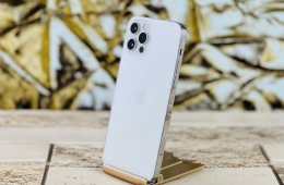 Eladó iPhone 12 Pro 128 GB Silver szép állapotú - 12 HÓ GARANCIA