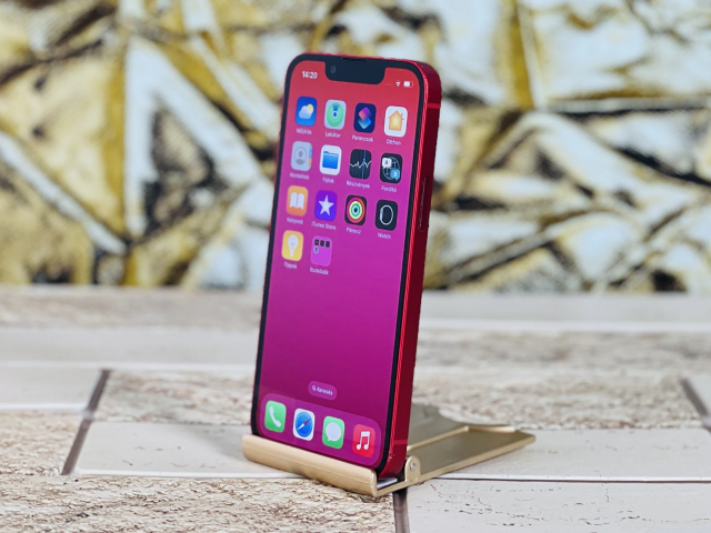 Eladó iPhone 13 Mini 128 GB PRODUCT RED szép állapotú - 12 HÓ GARANCIA