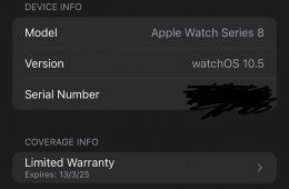 Apple Watch S8 45 mm Cellular Midnight !!6 Hónap Apple Gari!! Akku 100% + Tartozékok