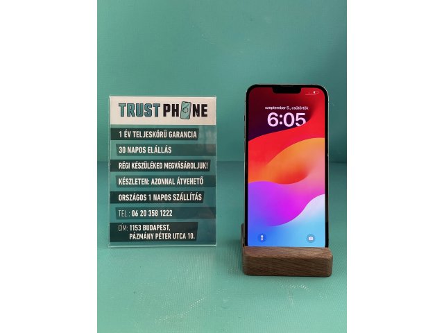 !! 1 ÉV GARANCIA !! iPhone 13 Pro Max Graphite 128 GB – BM1211 – 89% AKKU