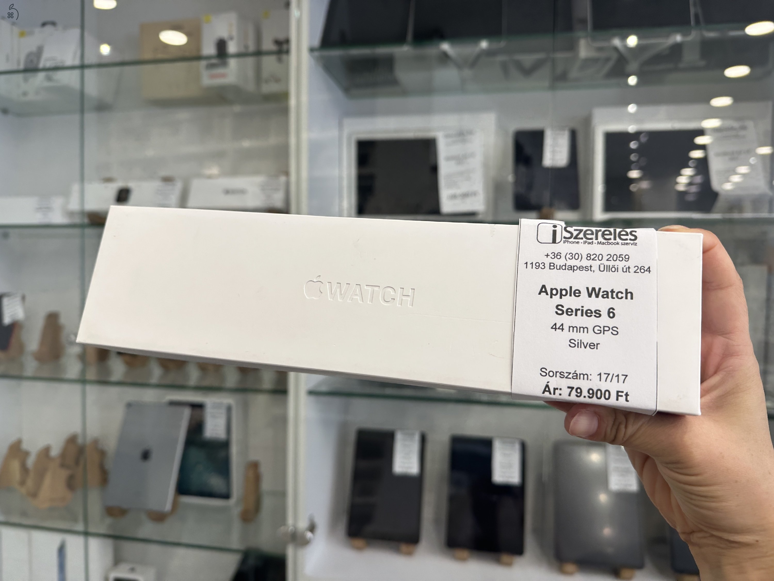 Apple Watch Series 6 44 mm silver garanciával (17) iSzerelés.hu