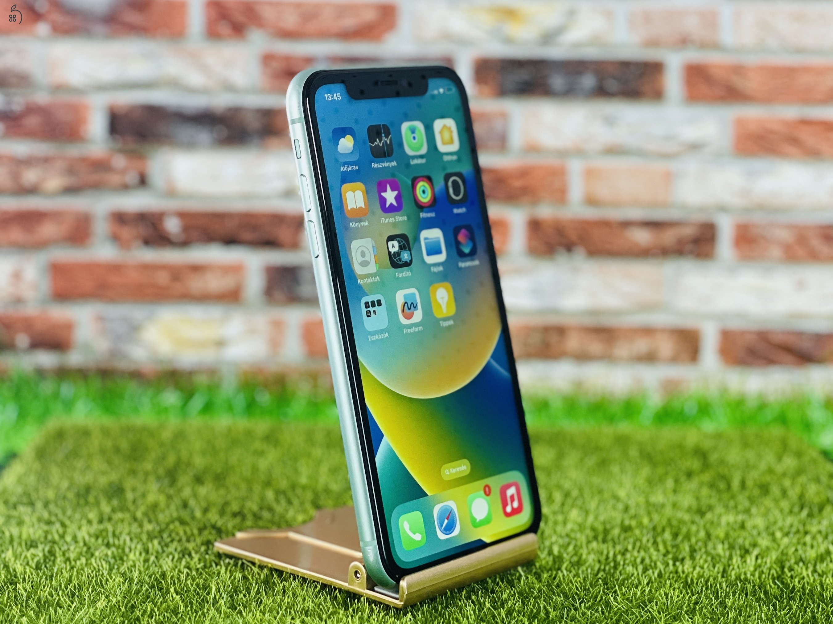 Eladó iPhone 11 64 GB Green szép állapotú - 12 HÓ GARANCIA - 079