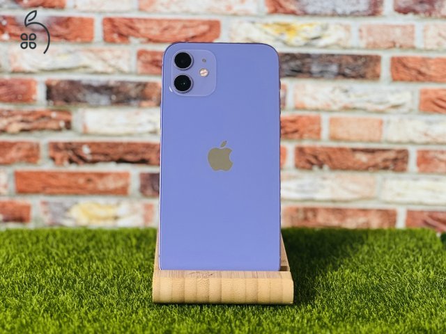 Eladó iPhone 12 64 GB Purple szép állapotú - 12 HÓ GARANCIA - 023