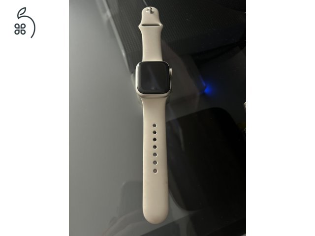 Apple Watch Series 7 GPS 41mm, csillagfény, csillagfény sportszíjjal