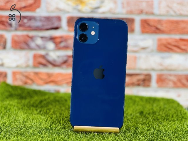 Eladó iPhone 12 64 GB Blue 100% aksi szép állapotú - 12 HÓ GARANCIA - 098