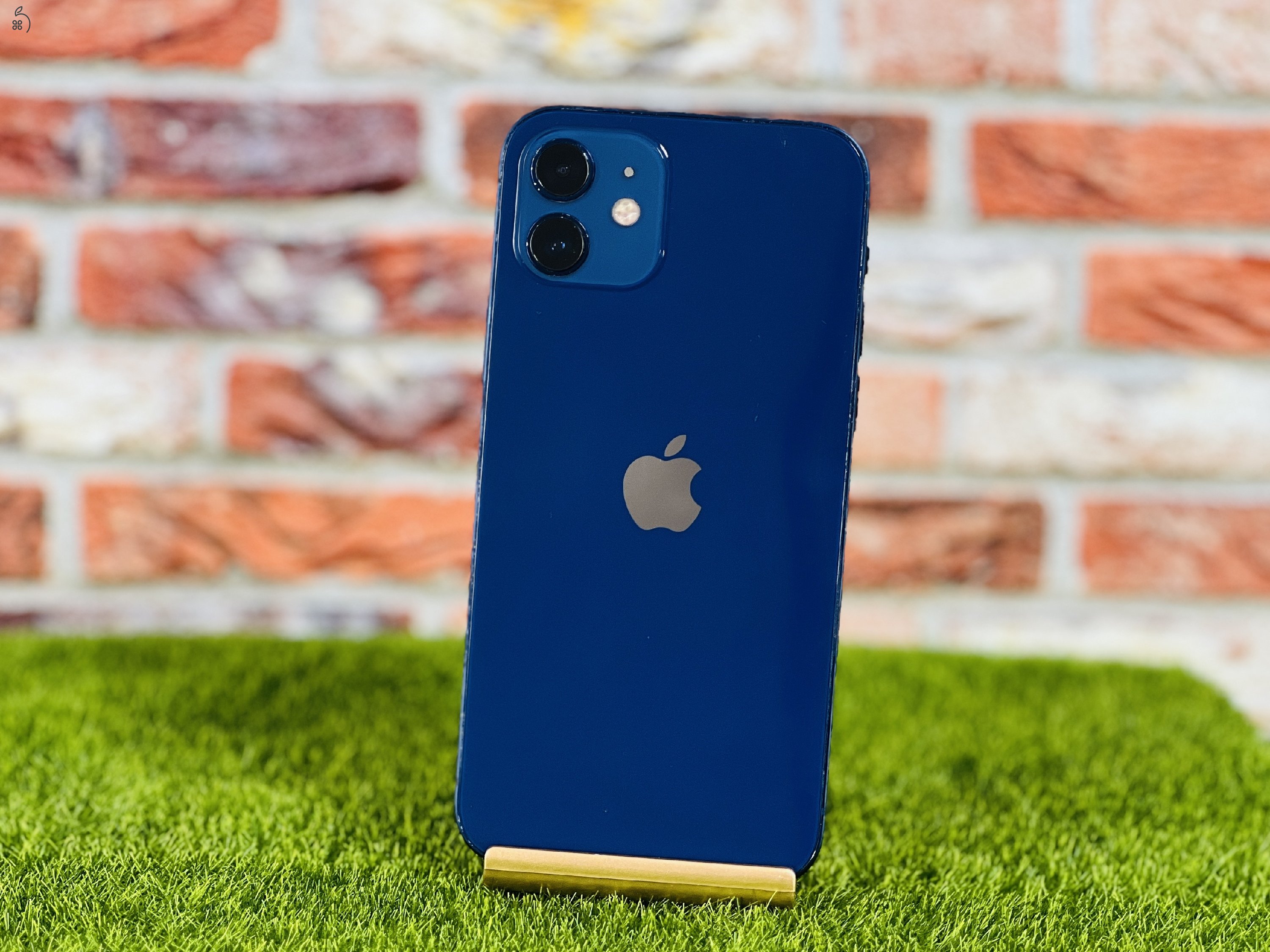 Eladó iPhone 12 64 GB Blue 100% aksi szép állapotú - 12 HÓ GARANCIA - 098