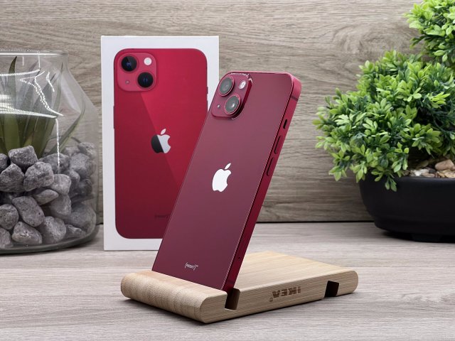 iPhone 13 Red 128GB 1 ÉV Garanciával Számlával Aksi 100%