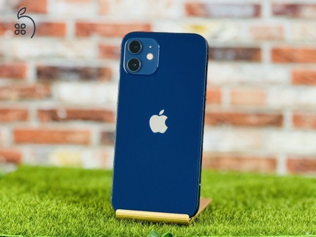 Eladó iPhone 12 128 GB Blue 100% aksi szép állapotú - 12 HÓ GARANCIA - 100