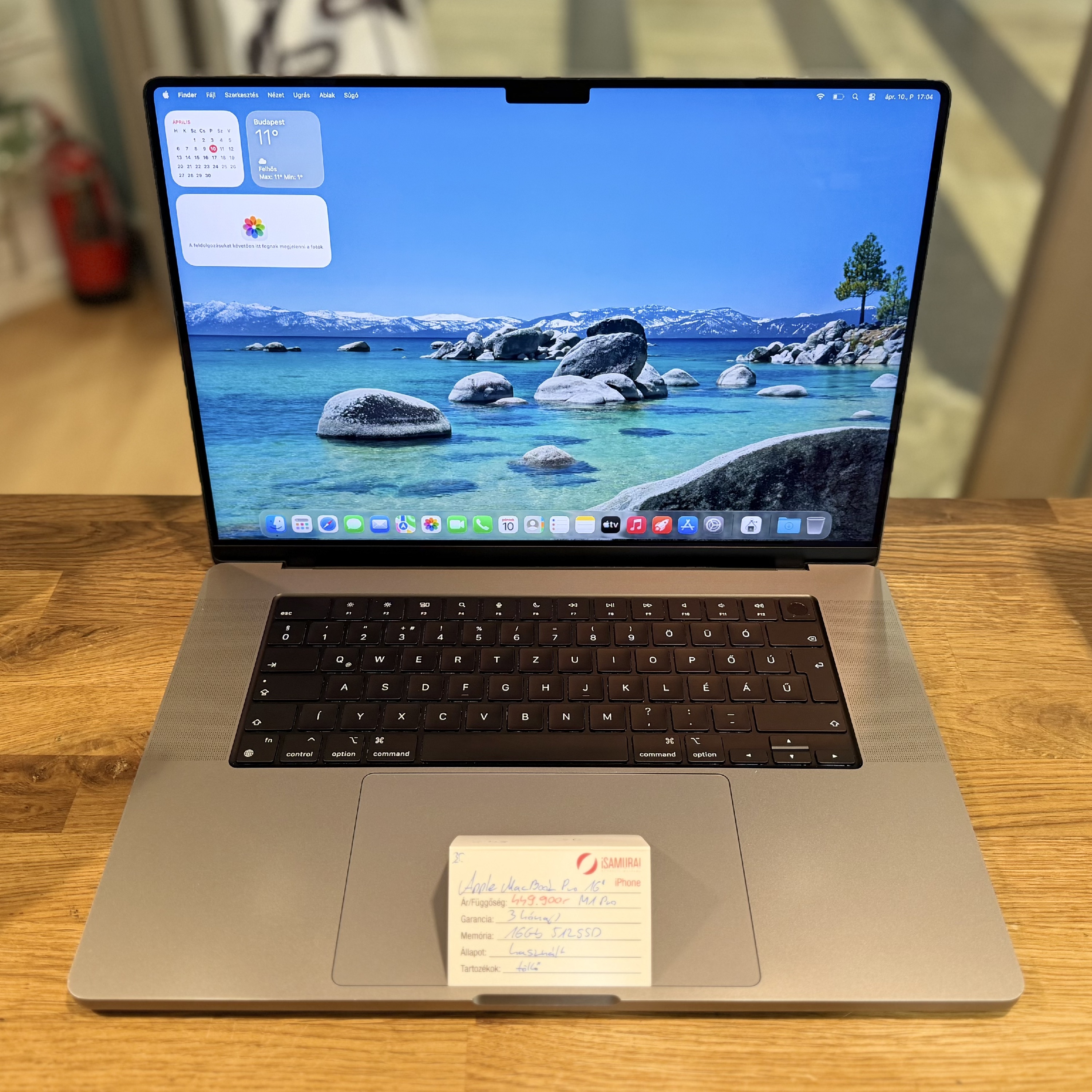 35. Apple MacBook Pro 16