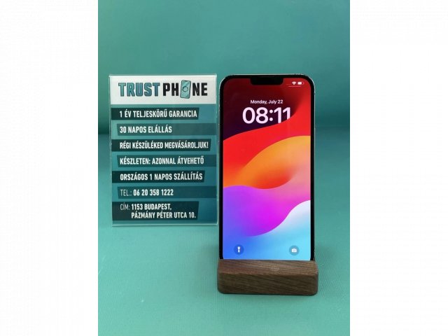 !! 1 ÉV GARANCIA !! iPhone 13 Pro Max Sierra Blue 128 GB – 4286 – 98% AKKU