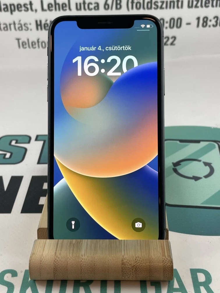 !! 1 ÉV GARANCIA !! iPhone X Space Gray 256 GB – 2035 – 100% AKKU