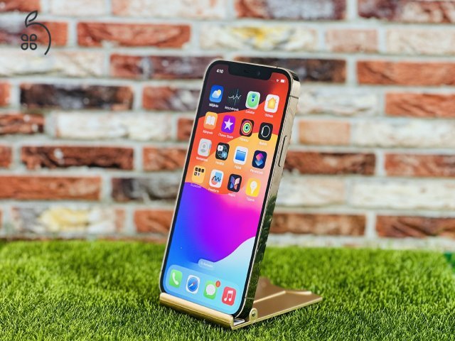 Eladó iPhone 12 Pro 128 GB Gold 100% aksi szép állapotú - 12 HÓ GARANCIA - 102