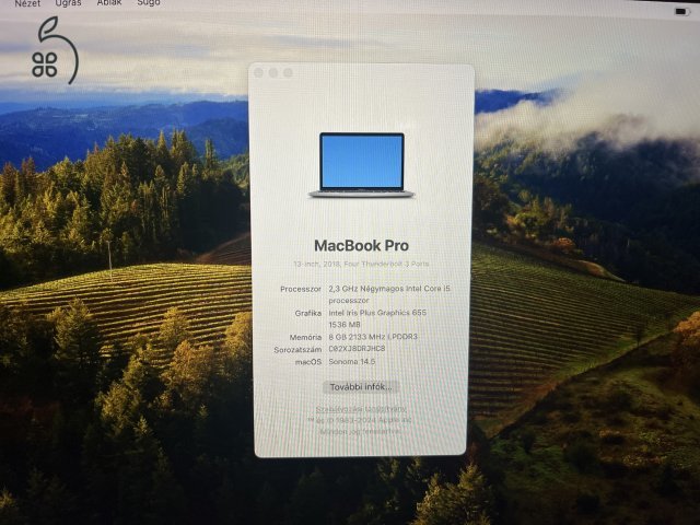 MacBook Pro 2018 eladó