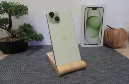 Apple iPhone 15 Plus - Green - Használt, karcmentes