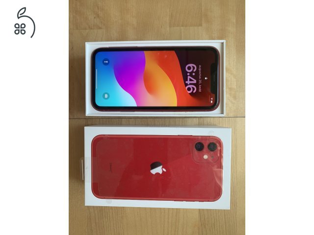 Iphone 11 64 GB független piros