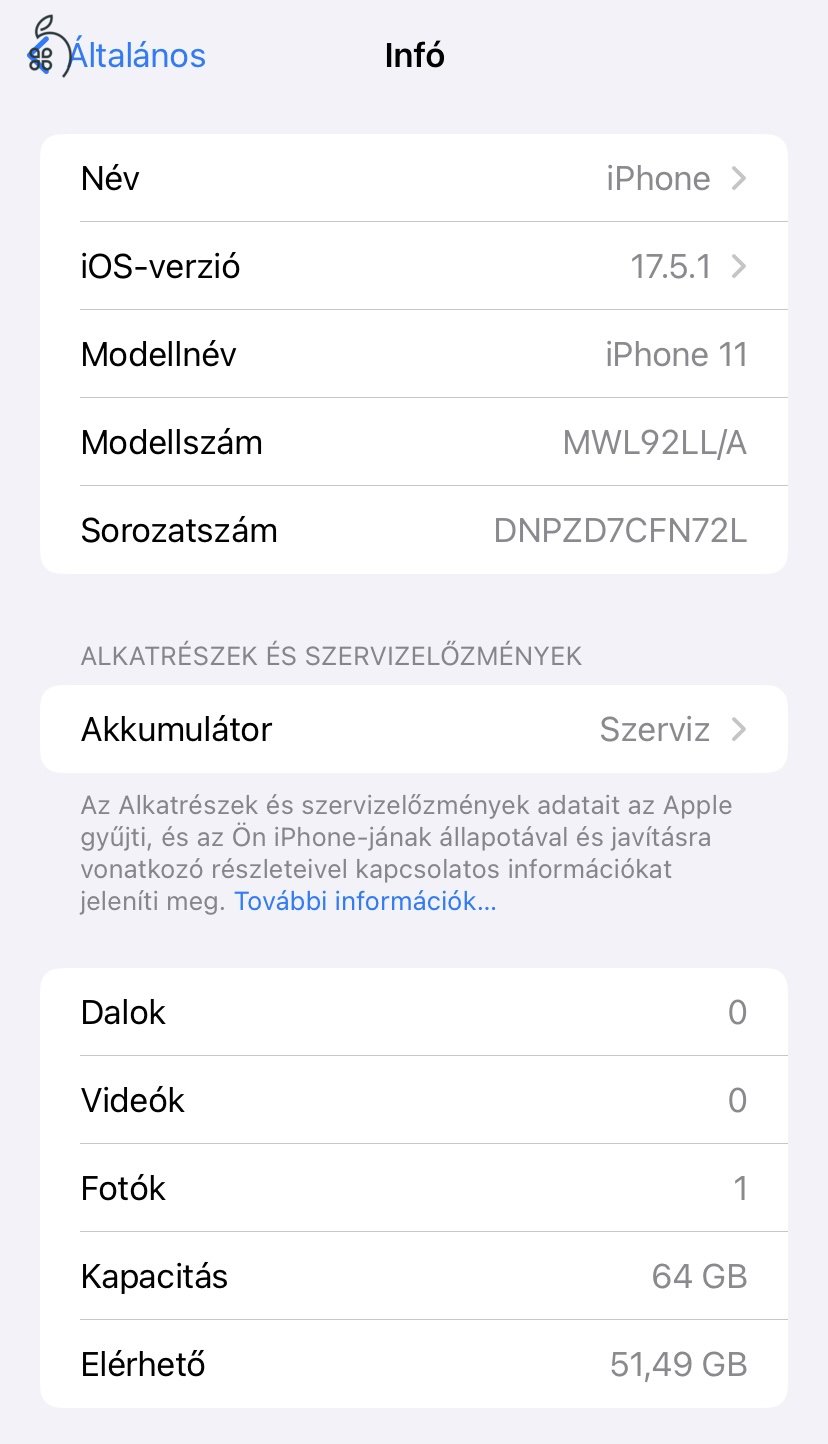 Iphone 11 64 GB független piros