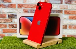 Eladó iPhone 14 Plus 128 GB PRODUCT RED 100% aksi szép állapotú - 12 HÓ GARANCIA - 021