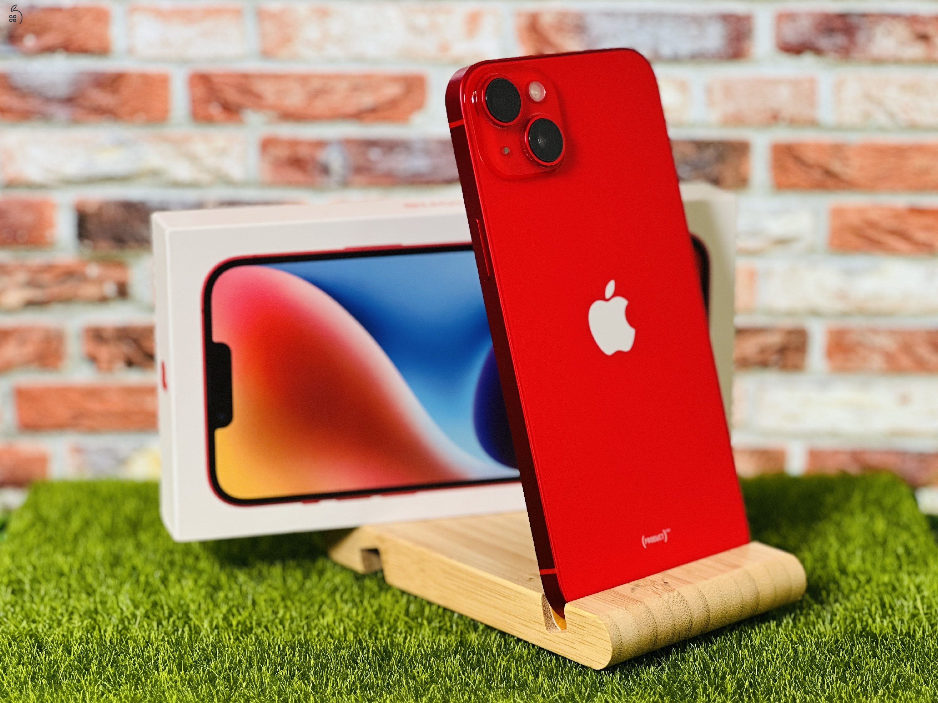 Eladó iPhone 14 Plus 128 GB PRODUCT RED 100% aksi szép állapotú - 12 HÓ GARANCIA - 021