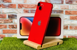 Eladó iPhone 14 Plus 128 GB PRODUCT RED szép állapotú - 12 HÓ GARANCIA