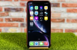 Eladó iPhone XR 64 GB PRODUCT RED 100% aksi szép állapotú - 12 HÓ GARANCIA - 1829