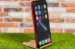 Eladó iPhone XR 64 GB PRODUCT RED 100% aksi szép állapotú - 12 HÓ GARANCIA - 1829