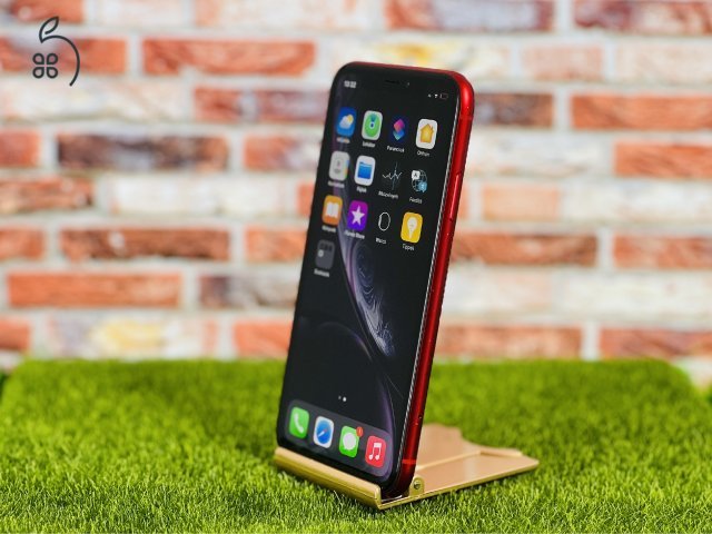 Eladó iPhone XR 64 GB PRODUCT RED 100% aksi szép állapotú - 12 HÓ GARANCIA - 1829