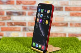 Eladó iPhone XR 64 GB PRODUCT RED 100% aksi szép állapotú - 12 HÓ GARANCIA - 1829