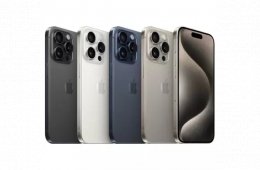 Apple Iphone 15 Pro Max 256GB fehér titán, kártyafüggetlen