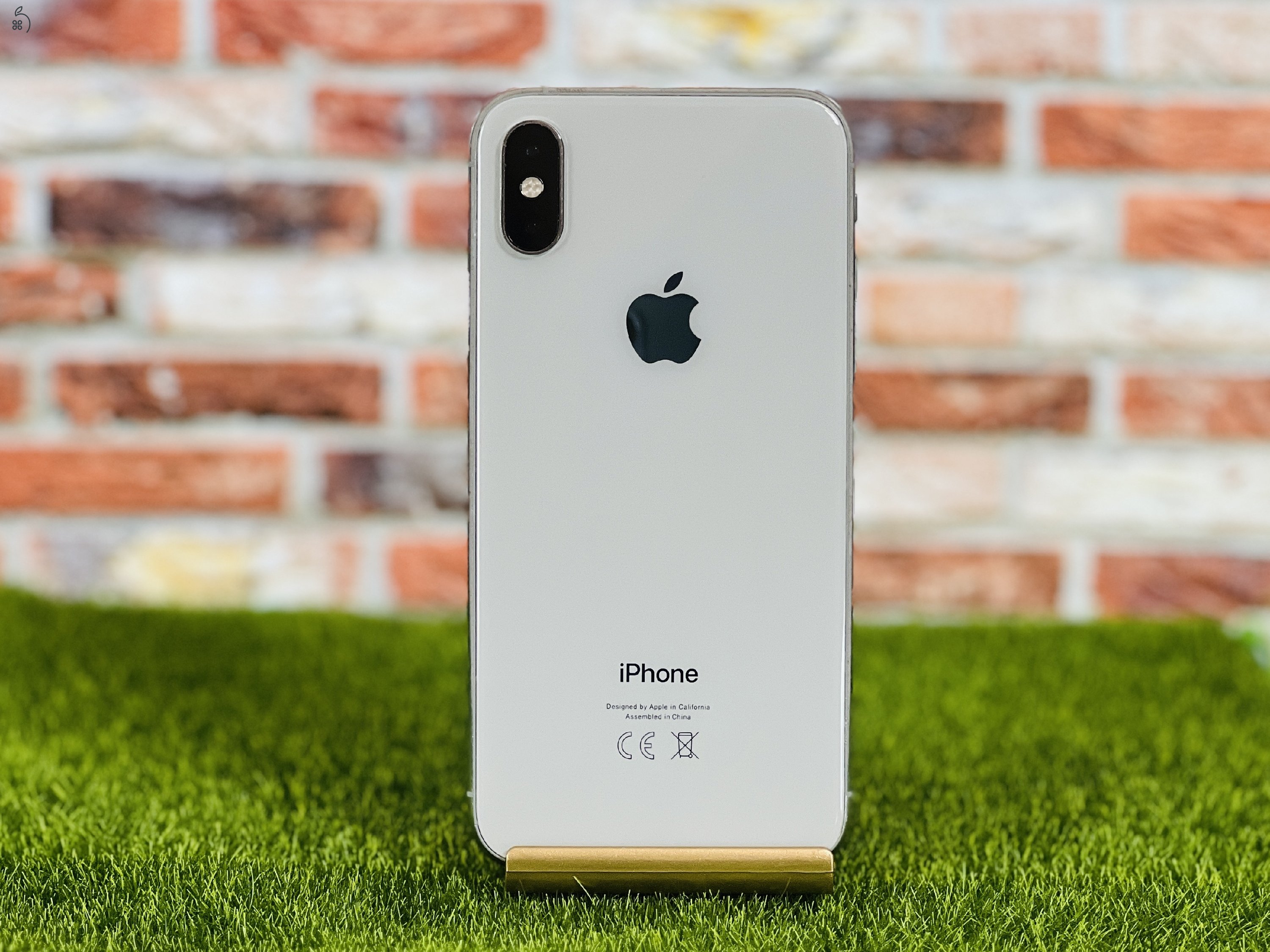 Eladó iPhone XS 256 GB Silver 100% aksi szép állapotú - 12 HÓ GARANCIA - 1740