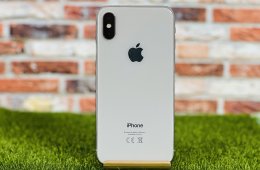 Eladó iPhone XS 256 GB Silver 100% aksi szép állapotú - 12 HÓ GARANCIA - 1740