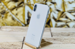 Eladó iPhone XS 256 GB Silver szép állapotú - 12 HÓ GARANCIA