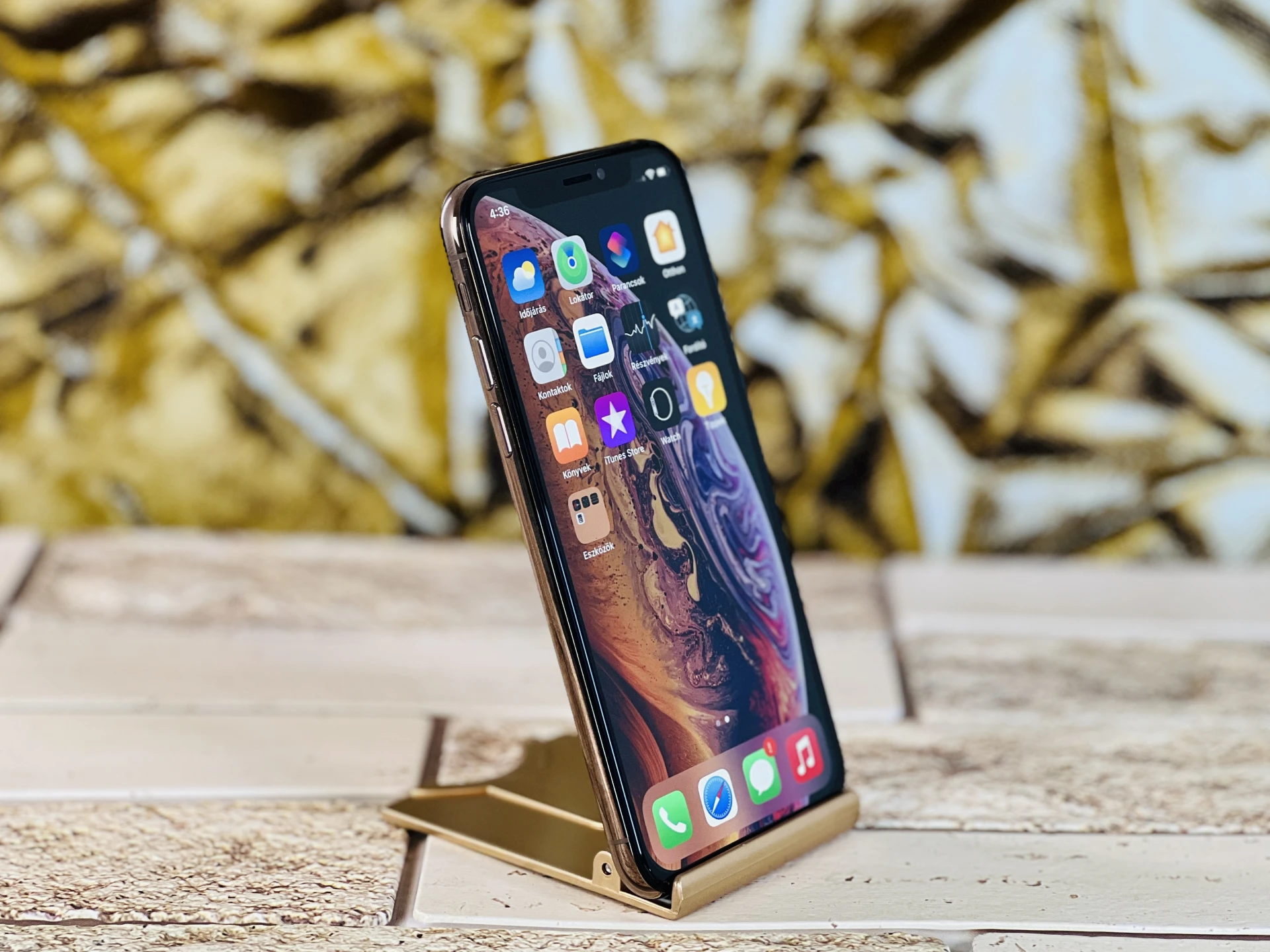 Eladó iPhone XS 64 GB Gold szép állapotú - 12 HÓ GARANCIA