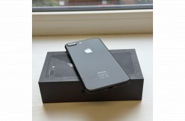 iPhone 8 Plus 64GB Black - 1ÉV GARANCIA - Kártyfüggetlen, 100% Akkumulátor